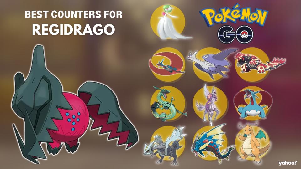 Die besten Konter für Regidrago sind Mega Guardevoir, Mega Salamence, Mega Latios, Rayquaza, Primal Groudon, Palkia, Salamence, Kyurem, Mega Garados und Dragonite. (Foto: Niantic, Nintendo)