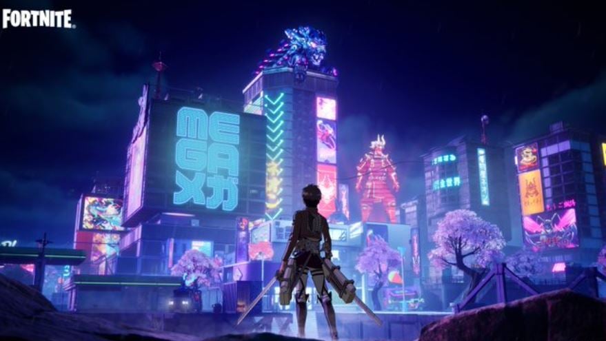 Standort von Fortnite Mega Neo Tokyo
