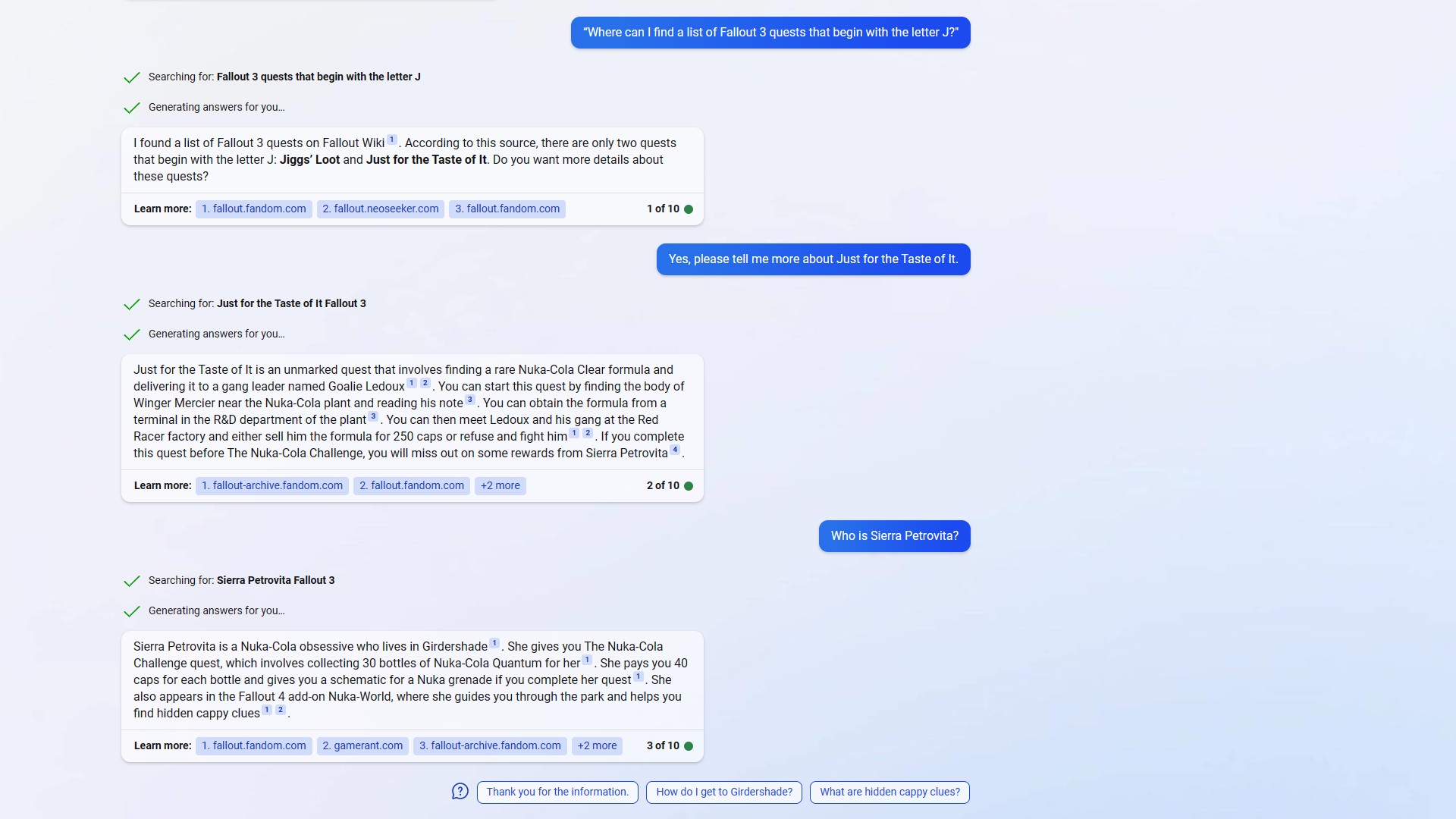 Bing KI-gestütztes Chat-Antwort-Asset