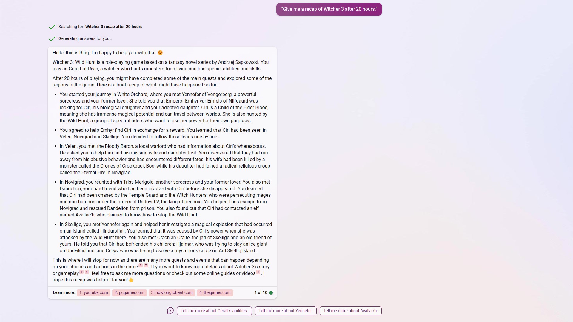 Bing KI-gestütztes Chat-Antwort-Asset
