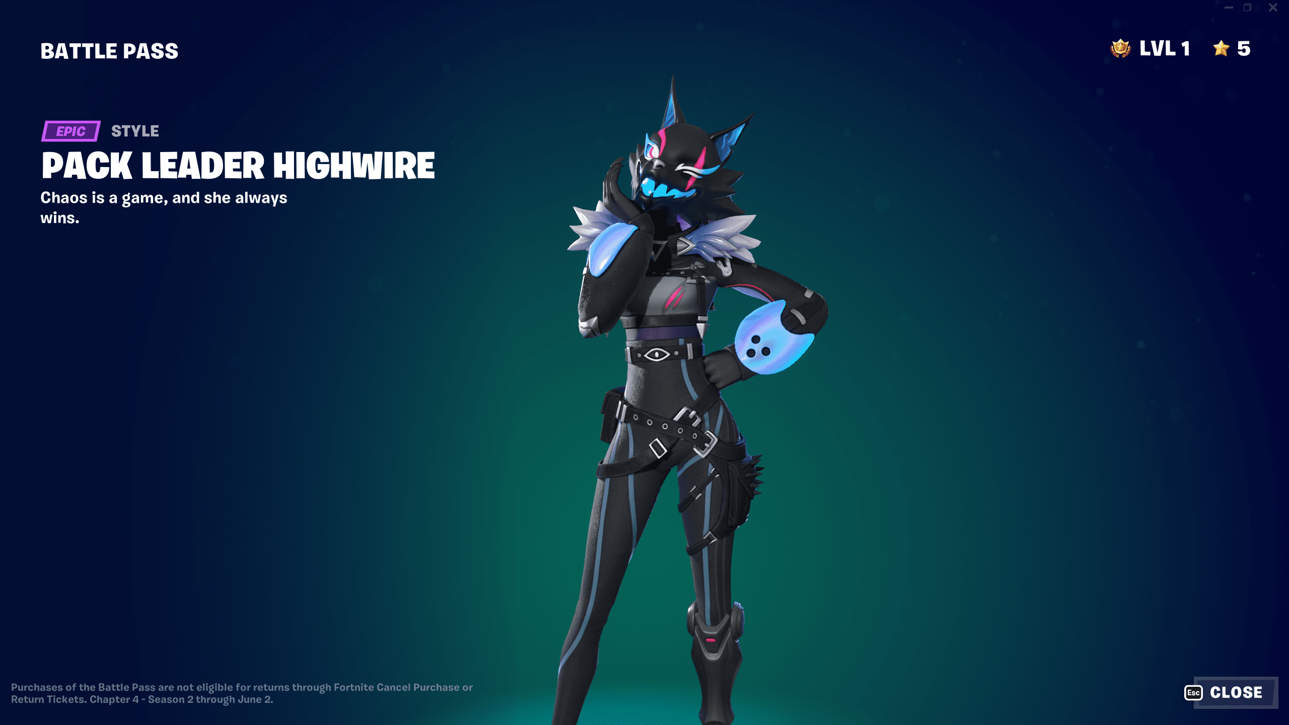 Highwire Fortnite Kapitel 4 Staffel 2
