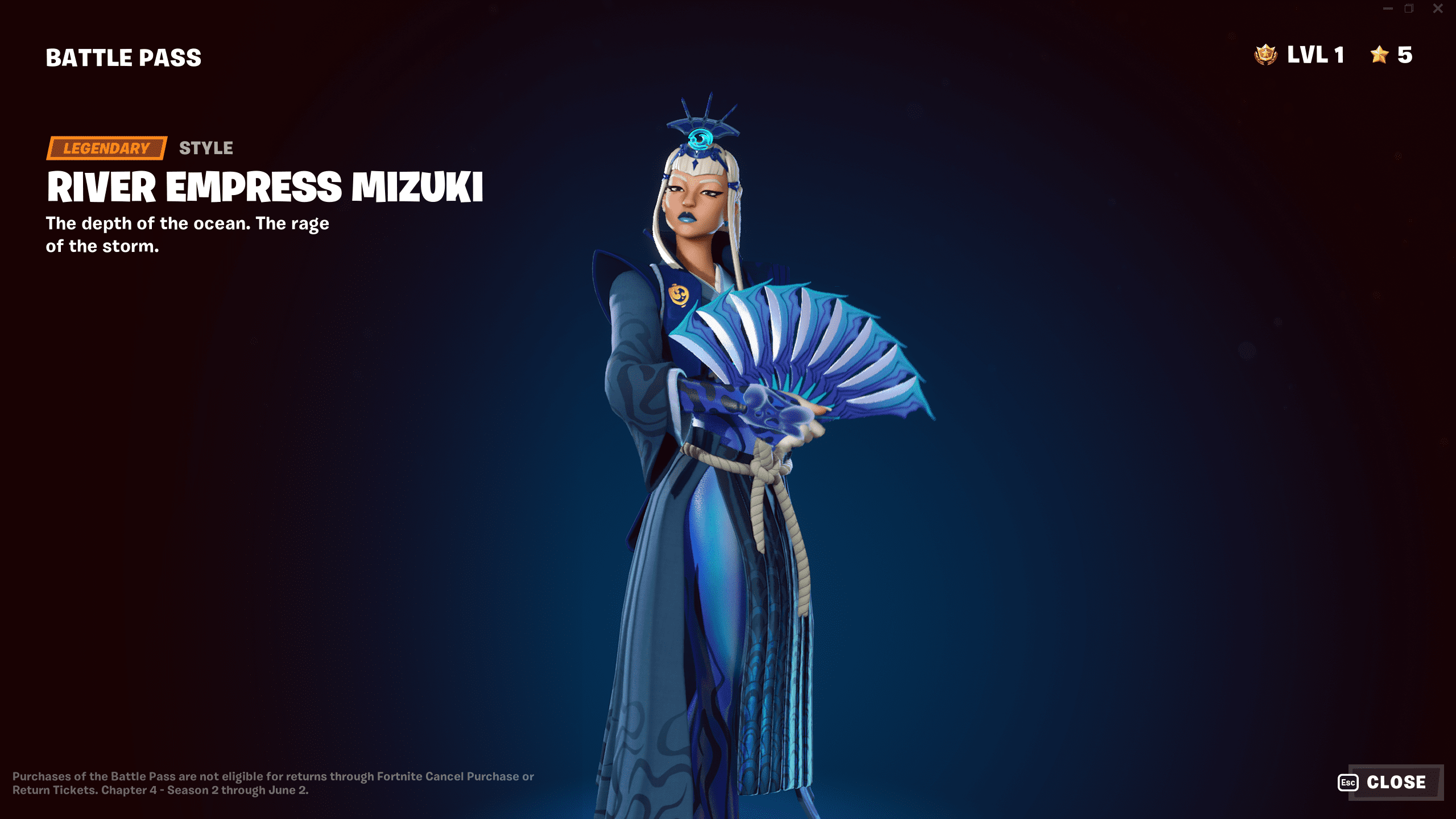 Mizuki Fortnite Kapitel 4 Staffel 2