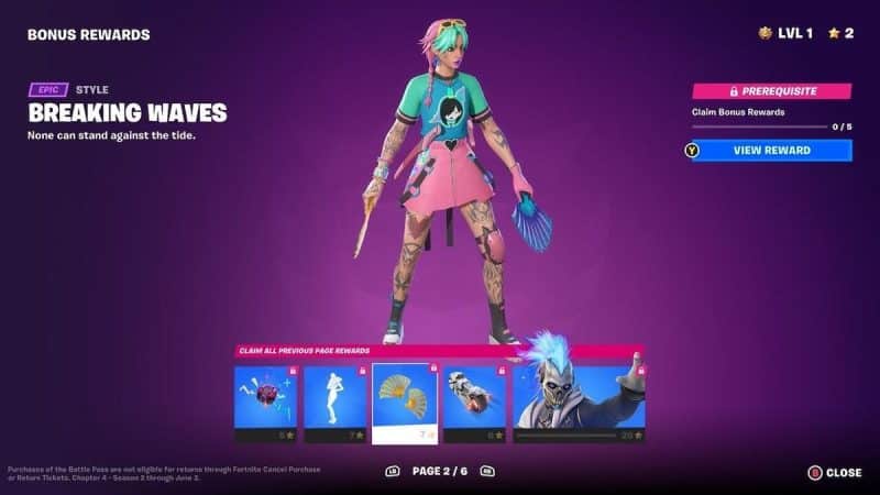 Fortnite Kapitel 4 Staffel 2 Battle Pass