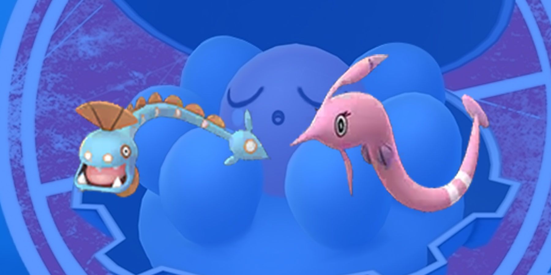 Gorebyss gegen Huntail in Pokemon GO
