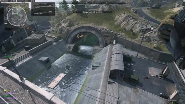 Unterirdischer Tunnel in Warzone 2.0.