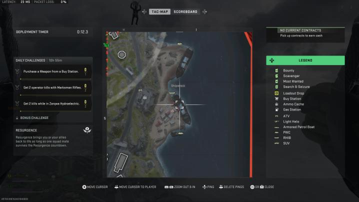 Schiffbruch in Warzone 2.0.