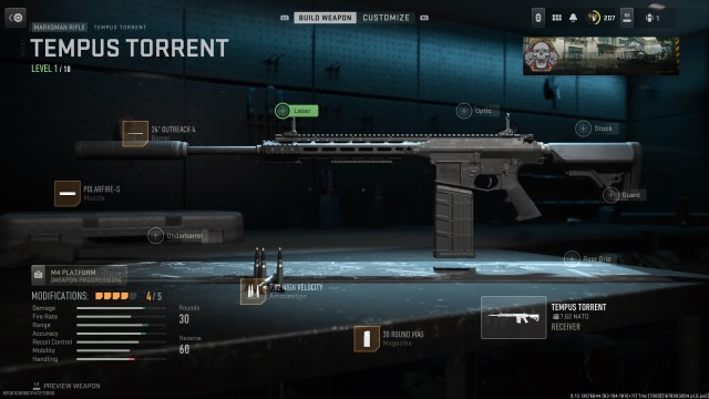 Warzone 2 und MW2 Tempus Torrent Loadout
