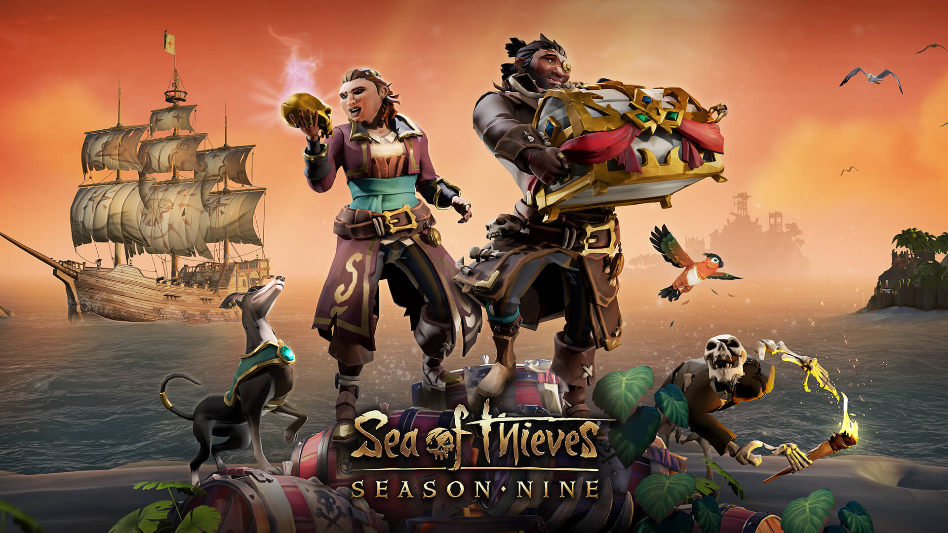 Die neunte Staffel kommt, während Sea of ​​Thieves fünf Jahre auf See feiert