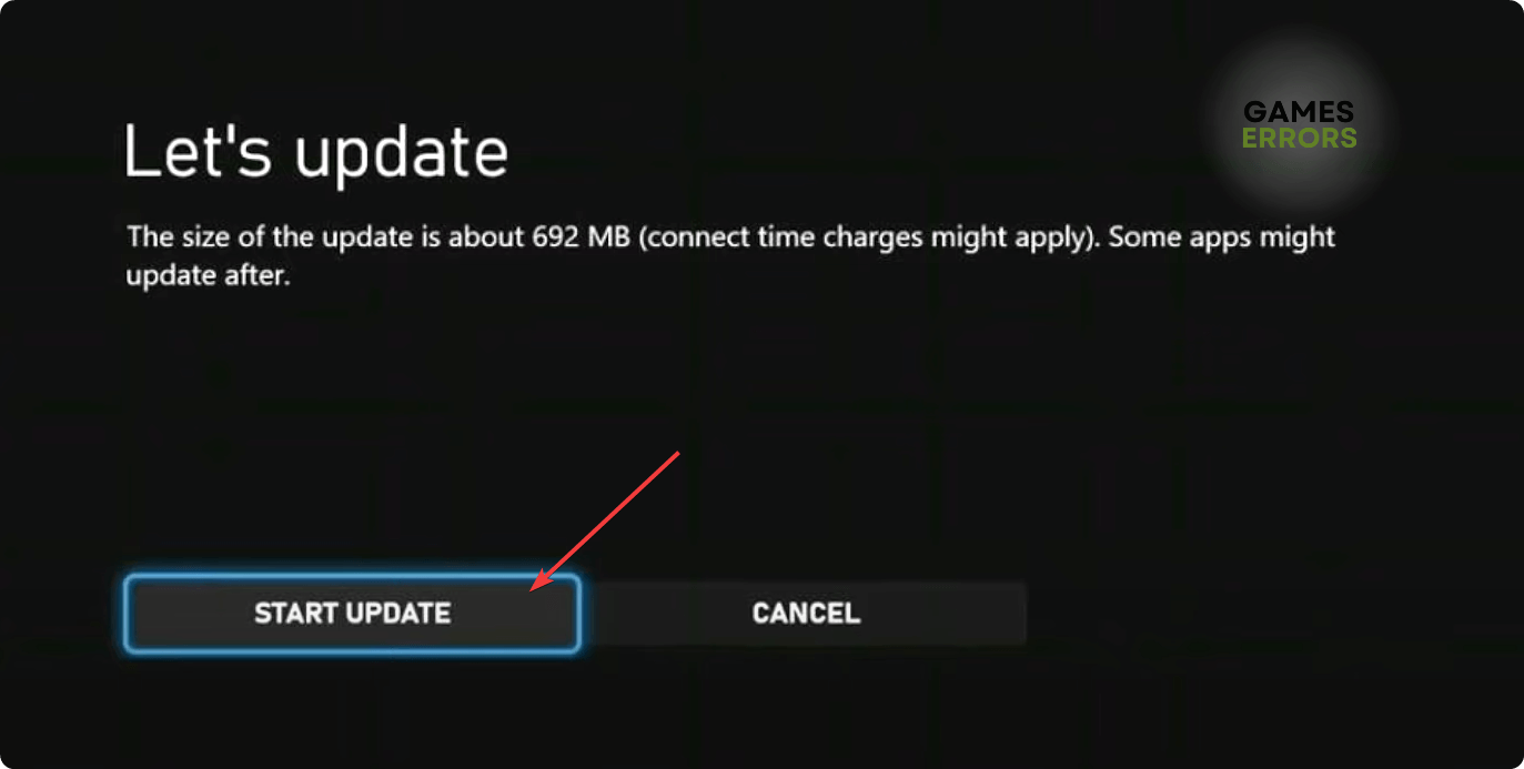 Klicken Sie auf Xbox aktualisieren