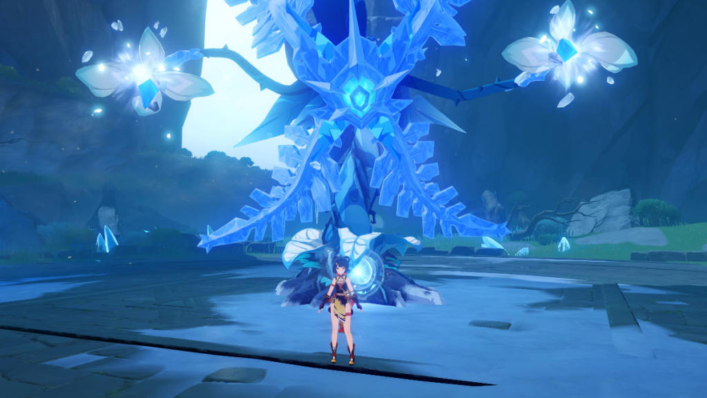 Cryo Regisvine in Genshin Impact mit Xiangling