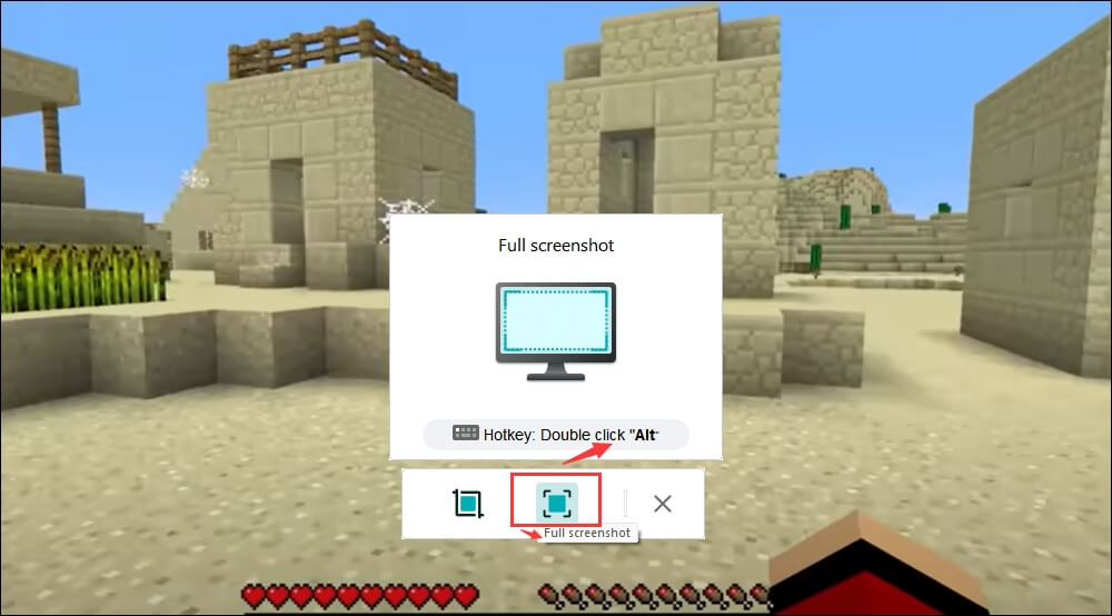 Screenshot des Vollbilds