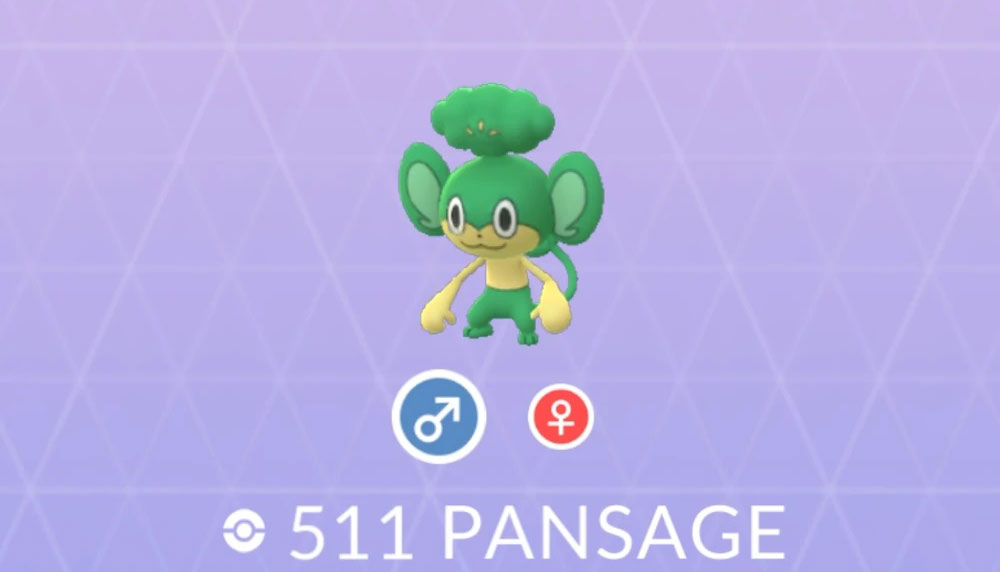 Pokemon GO Pansage, Pansear, Panpour-Standorte