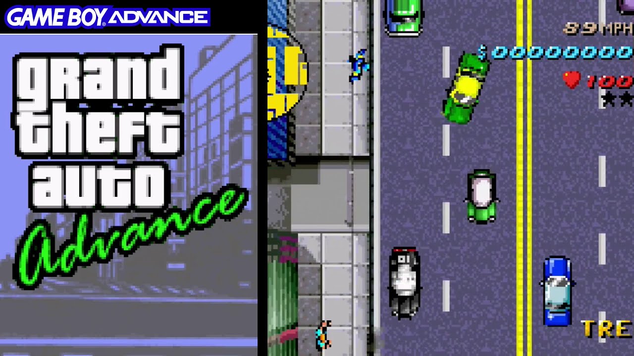 Grand Theft Auto Advance ... (GBA) Gameplay - YouTube
