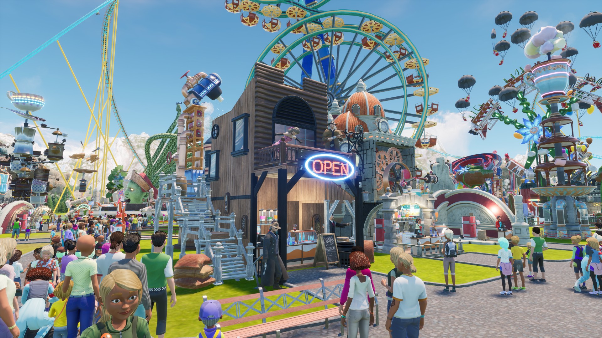 Park jenseits des Screenshots