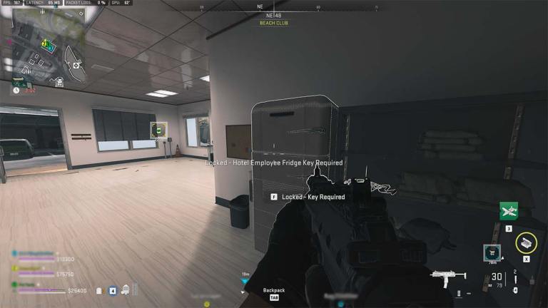 DMZ-Hotelmitarbeiter-Kühlschrankschlüssel-Standort – Warzone 2