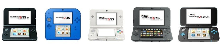 Die Nintendo 3DS-Systemfamilie