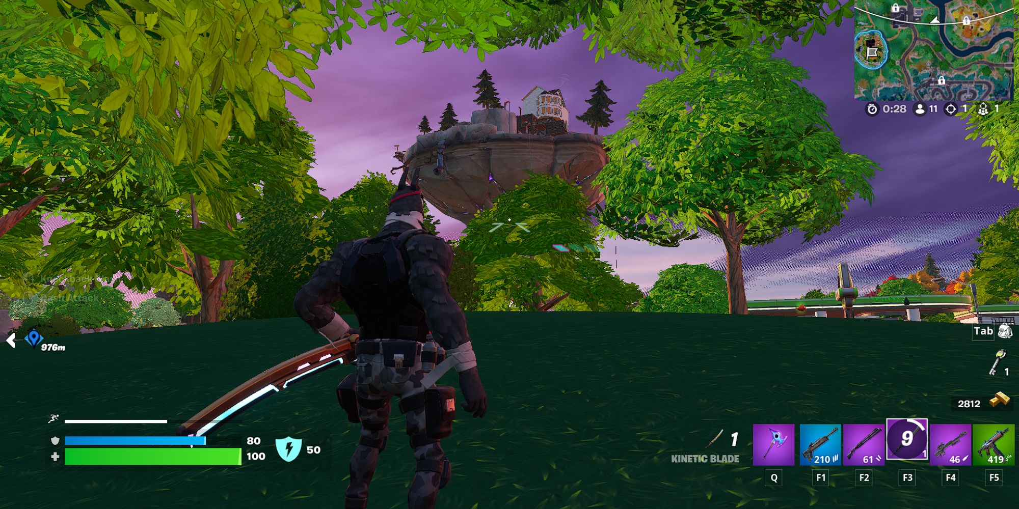 Fortnite Lt. John Llama erreicht Loot Island