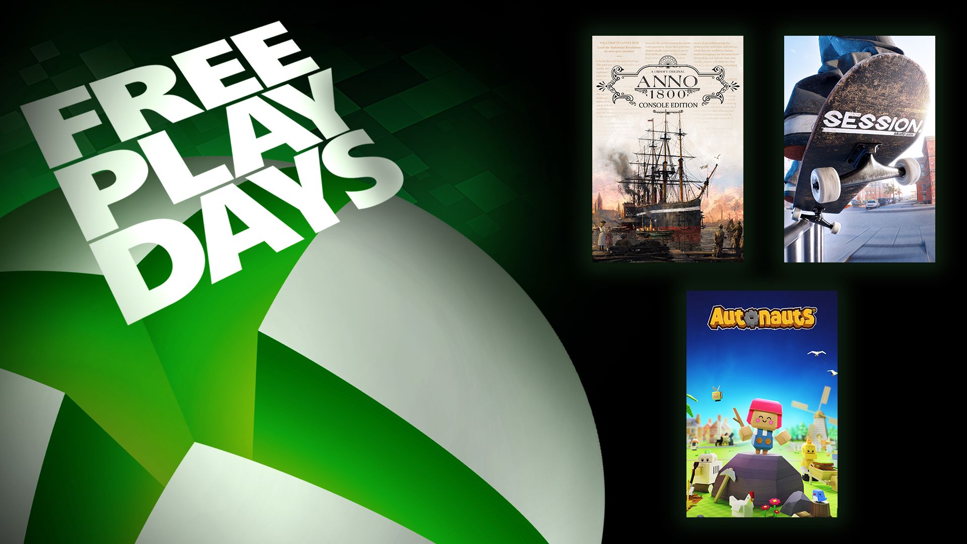 Free Play Days – Anno 1800, Session: Skate Sim und Autonauts
