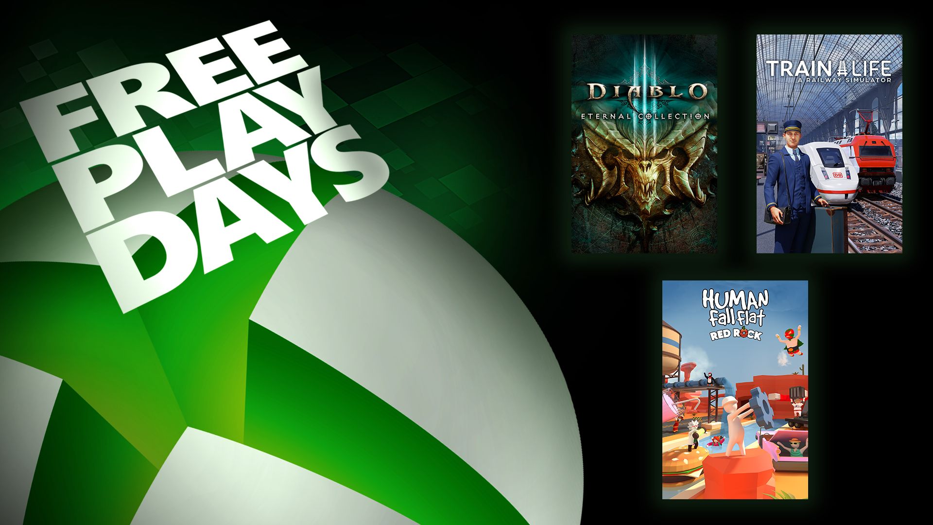 Kostenlose Spieltage – Diablo III: Eternal Collection, Train Life: A Railway Simulator und Human Fall Flat