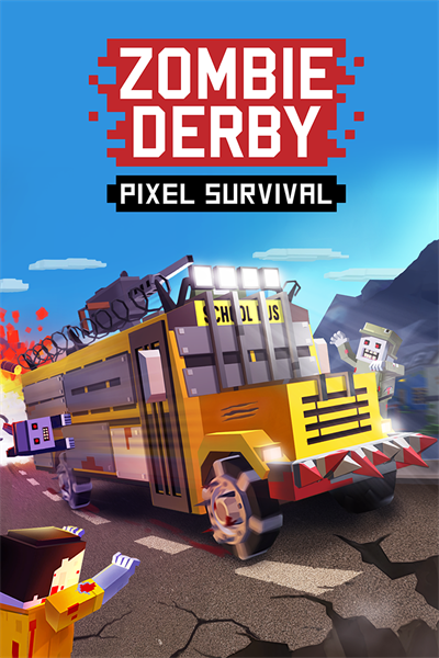 Zombie-Derby: Pixel-Überleben