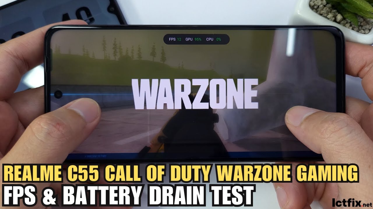 Realme C55 Call of Duty Warzone Mobile Gaming-Test |  Helio G88, 90-Hz-Display