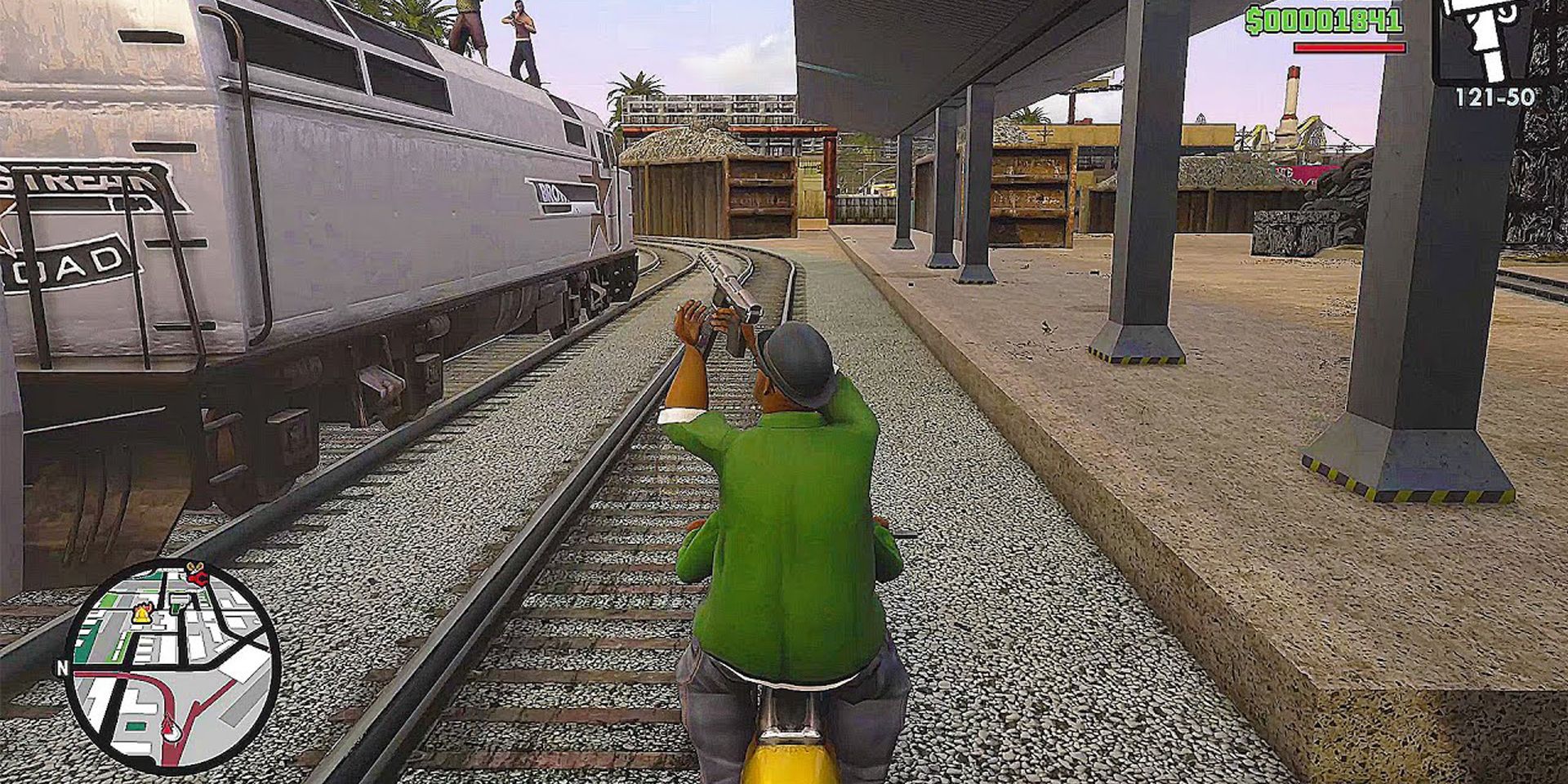 CJ und Big Smoke erledigen Mitglieder der Vagos-Gang.