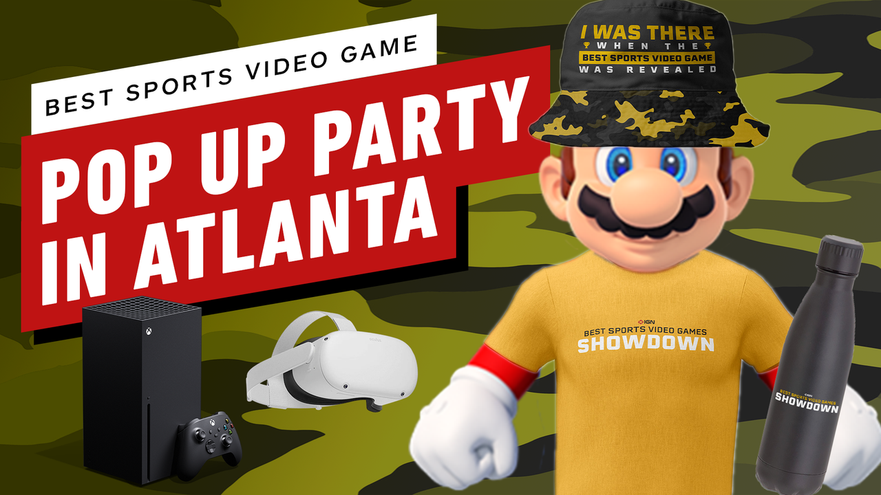 Nehmen Sie an der Pop-up-Party von IGN in Atlanta und der Bekanntgabe des Gewinners des „Best Sports Video Game Showdown“ teil