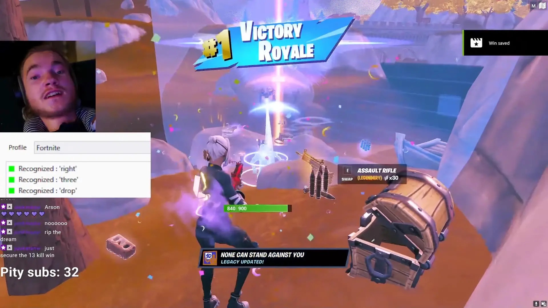 Dieser Fortnite-Spieler verwendet nur seine Stimme zum Spielen und er dominiert immer noch
