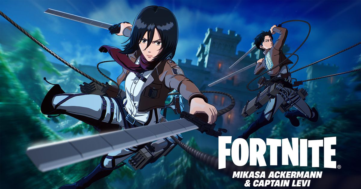 Attack on Titan kommt nach Fortnite und bringt Eren Jaeger und ODM-Ausrüstung mit