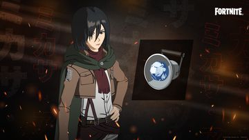fortnite shingeki no kyojin skins levi mikasa angriff auf titan ataque a los titanes