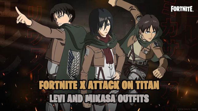 Levi und Mikasa von Shingeki no Kyojin schließen sich Eren in Fortnite an: Alle Infos