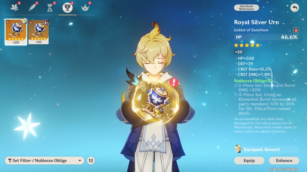 Genshin Impact Mika Best Build 2