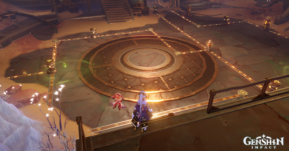 Genshin Impact 'Wie das Licht der Khvarena Nirodha zeigt' Puzzle
