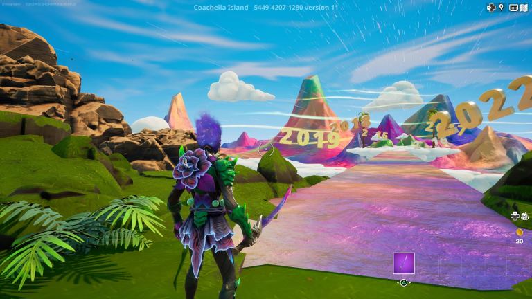 Fortnite Coachella-Herausforderung: So sammeln Sie versteckte Musiknoten in der Mirage-Zeitschleife