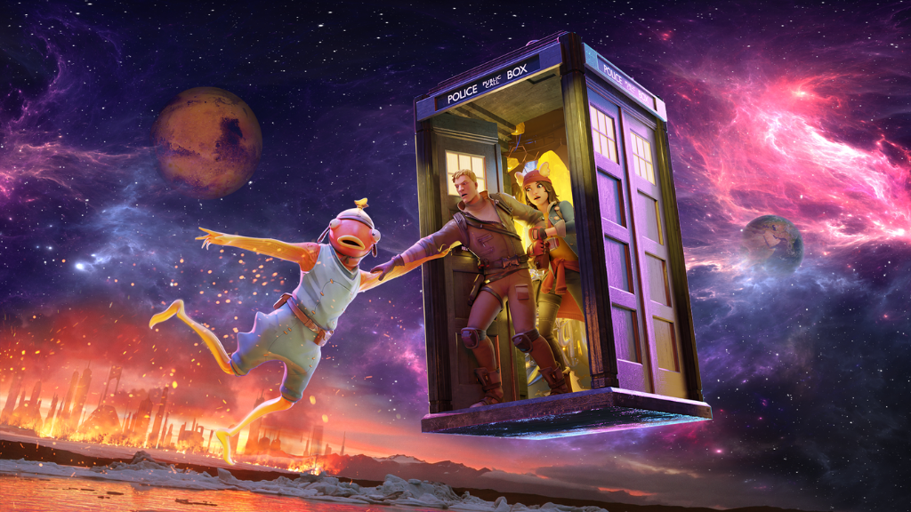 Fortnite : Docteur, der im Battle Royale ankommt