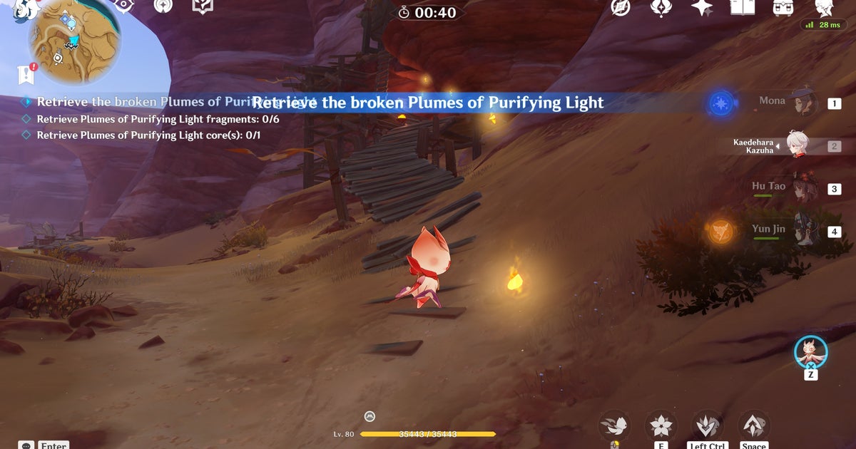 Genshin Impact Plume of Purifying Light-Standorte