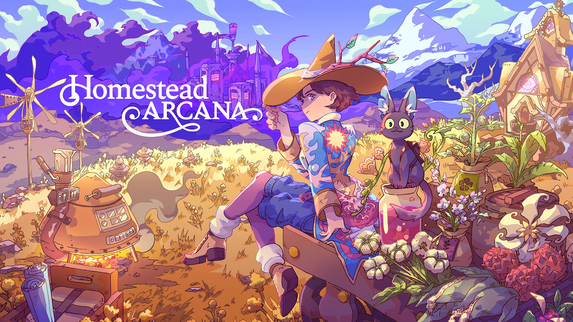 Werde eine Farming Witch in Homestead Arcana, heute erhältlich