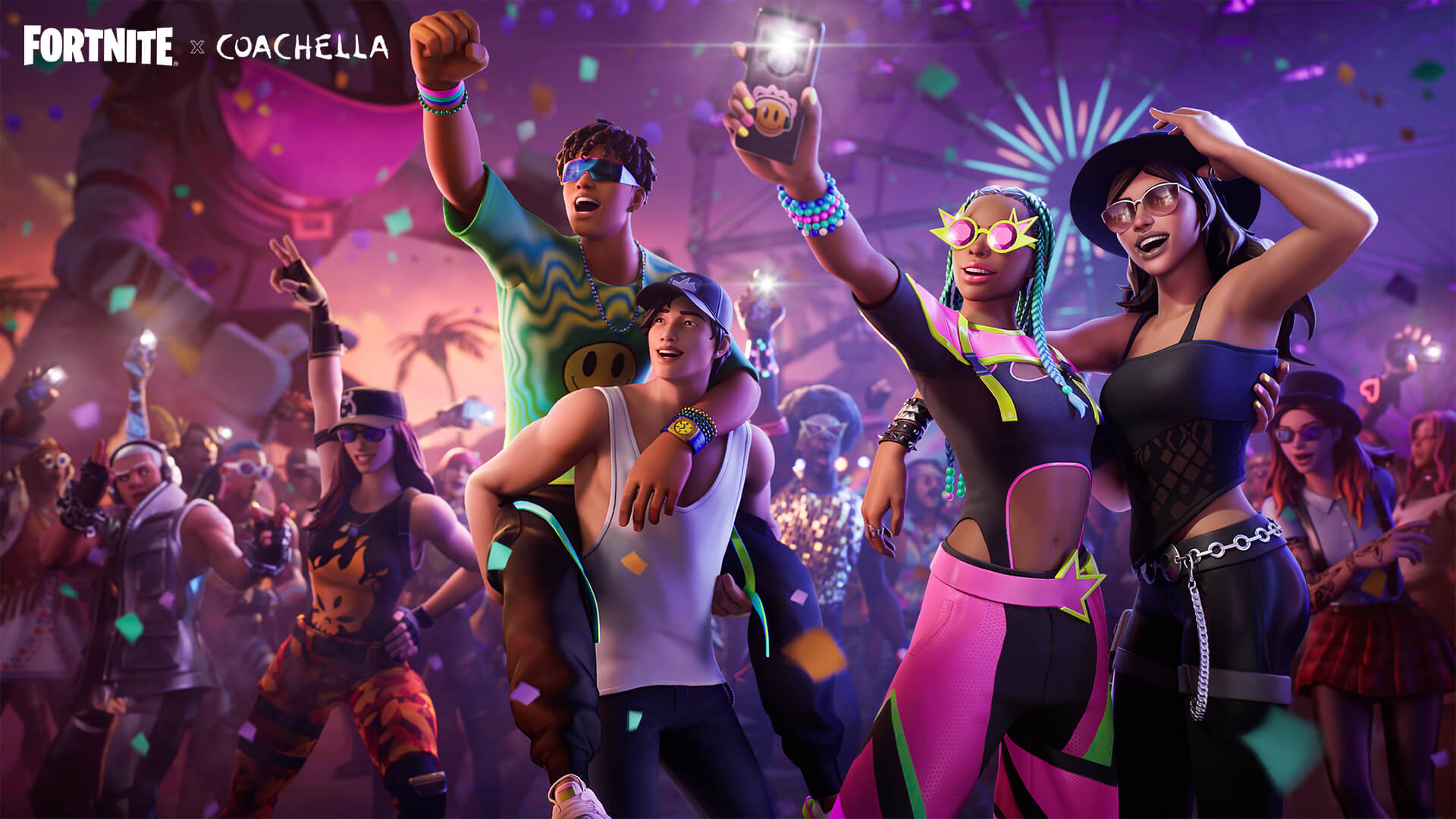 Fortnite Coachella Island: How to launch fireworks