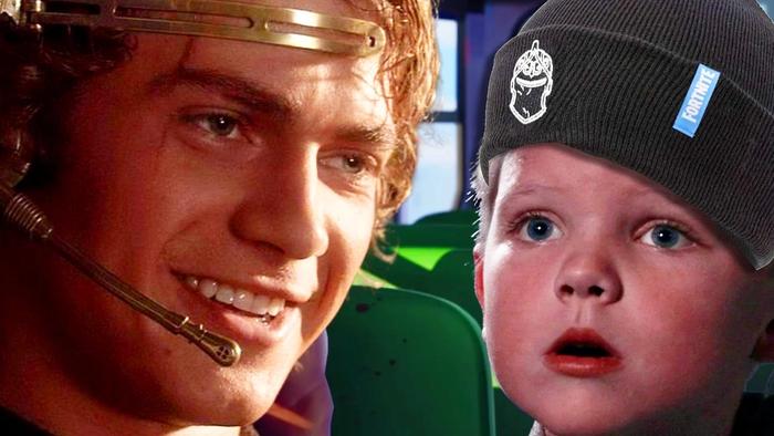 Anakin Skywalker springt in Fortnite, um unzählige Jünglinge zu töten