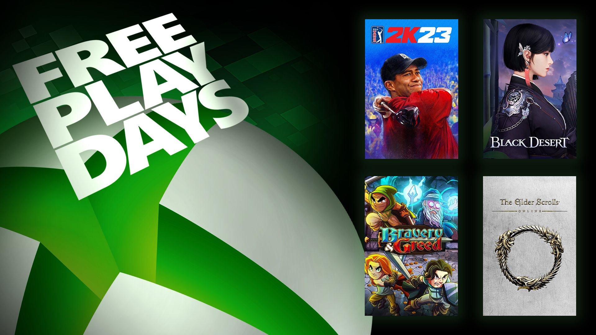 Kostenlose Spieltage – PGA Tour 2K23, Black Desert, Bravery and Greed und The Elder Scrolls Online