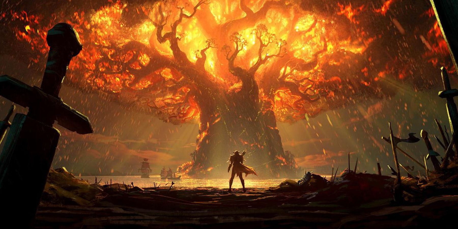 WoW Burning of Teldrassil