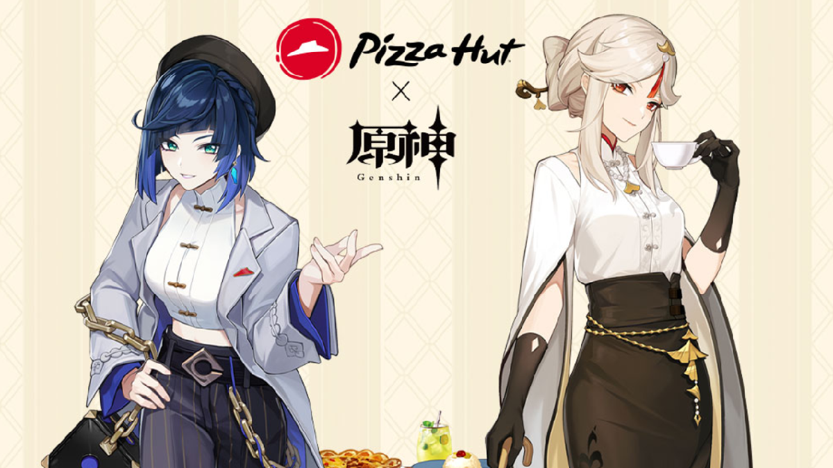 Genshin Impact pizza hut japan
