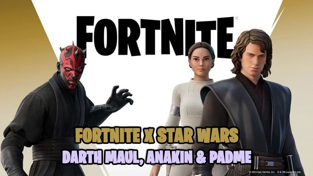 Fortnite x Star Wars: Anakin Skywalker, Padmé Amidala und Darth Maul kommen als neue Outfits
