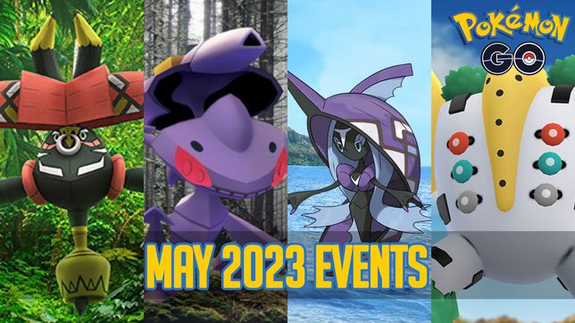 Pokémon GO im Mai 2023: Tapu Bulu, Genesect, Tapu Fini, Regigigas, Events