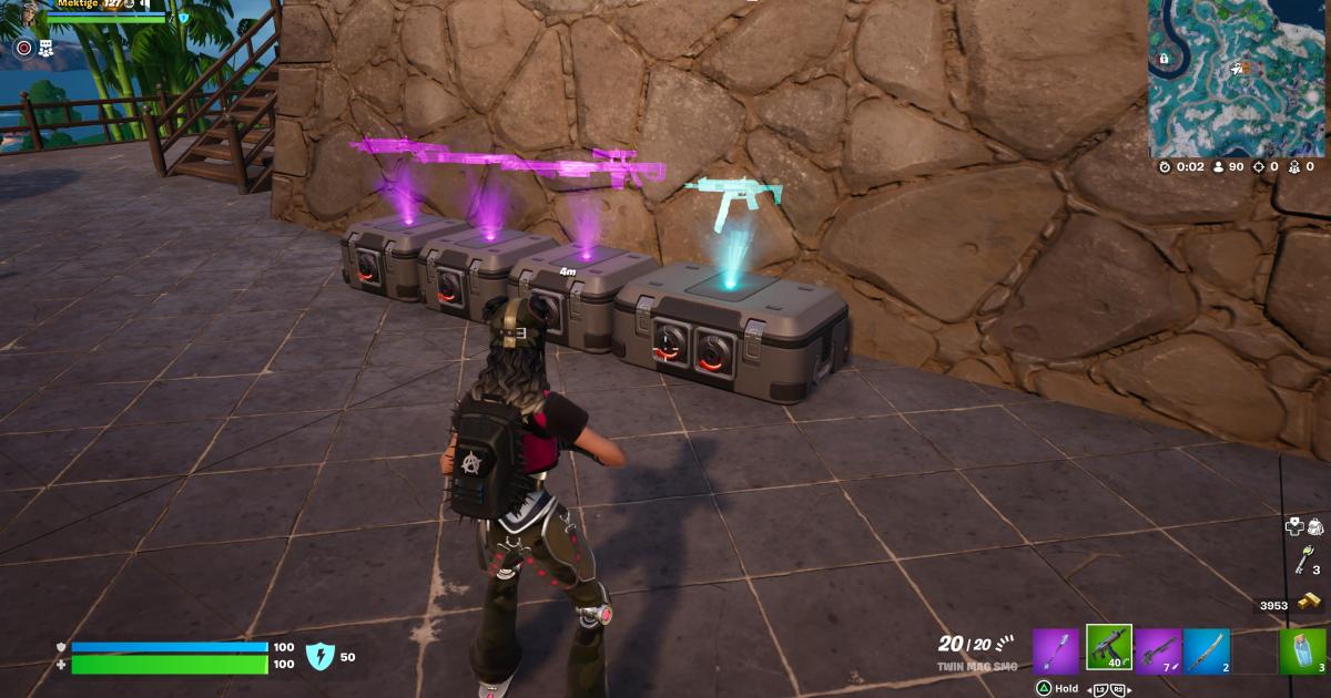 Fortnite: So öffnen Sie eine Truhe mit zwei Schlüsseln
