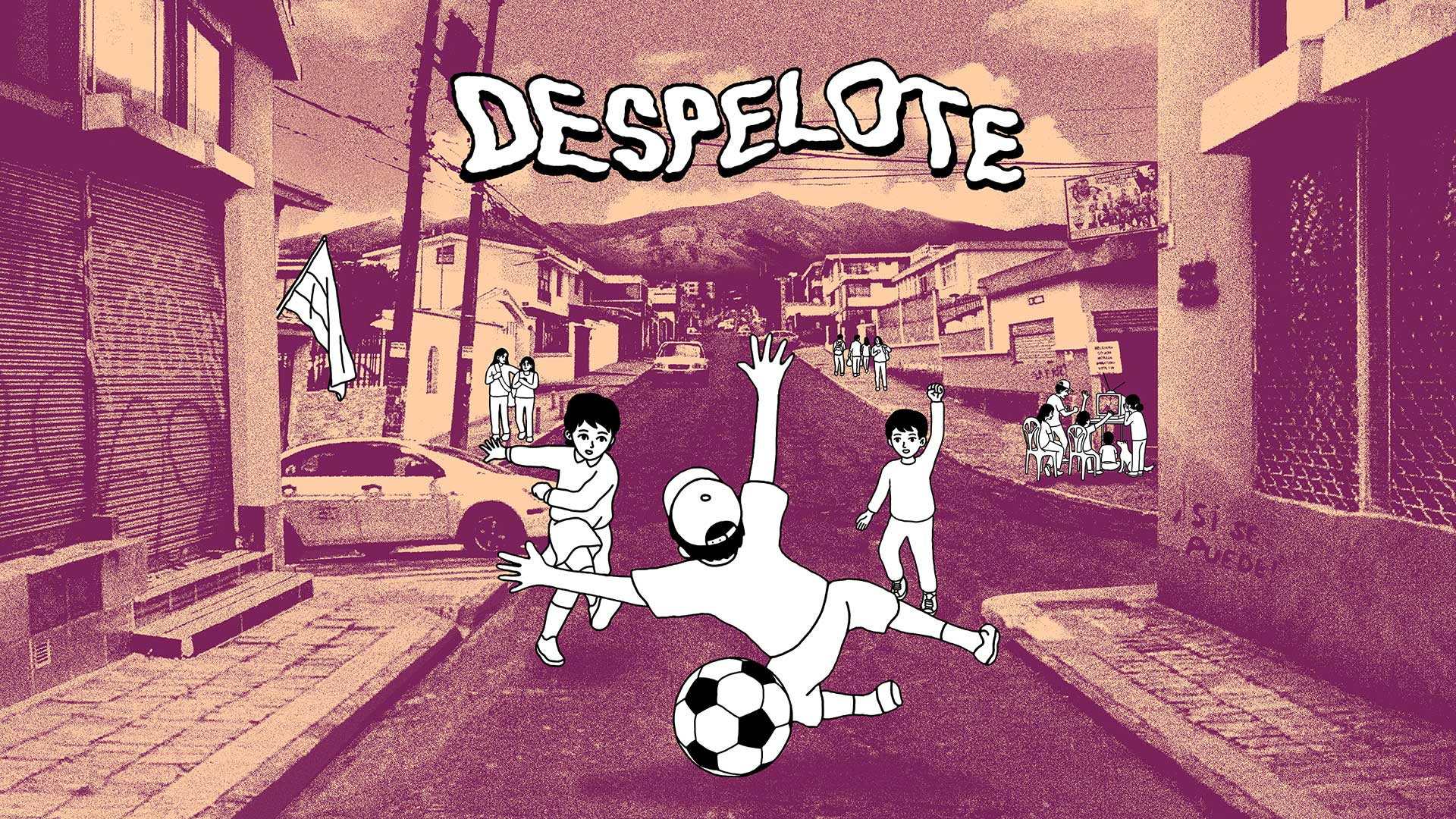 Spielen Sie Fußball, während Sie eine Community in Despelote erkunden