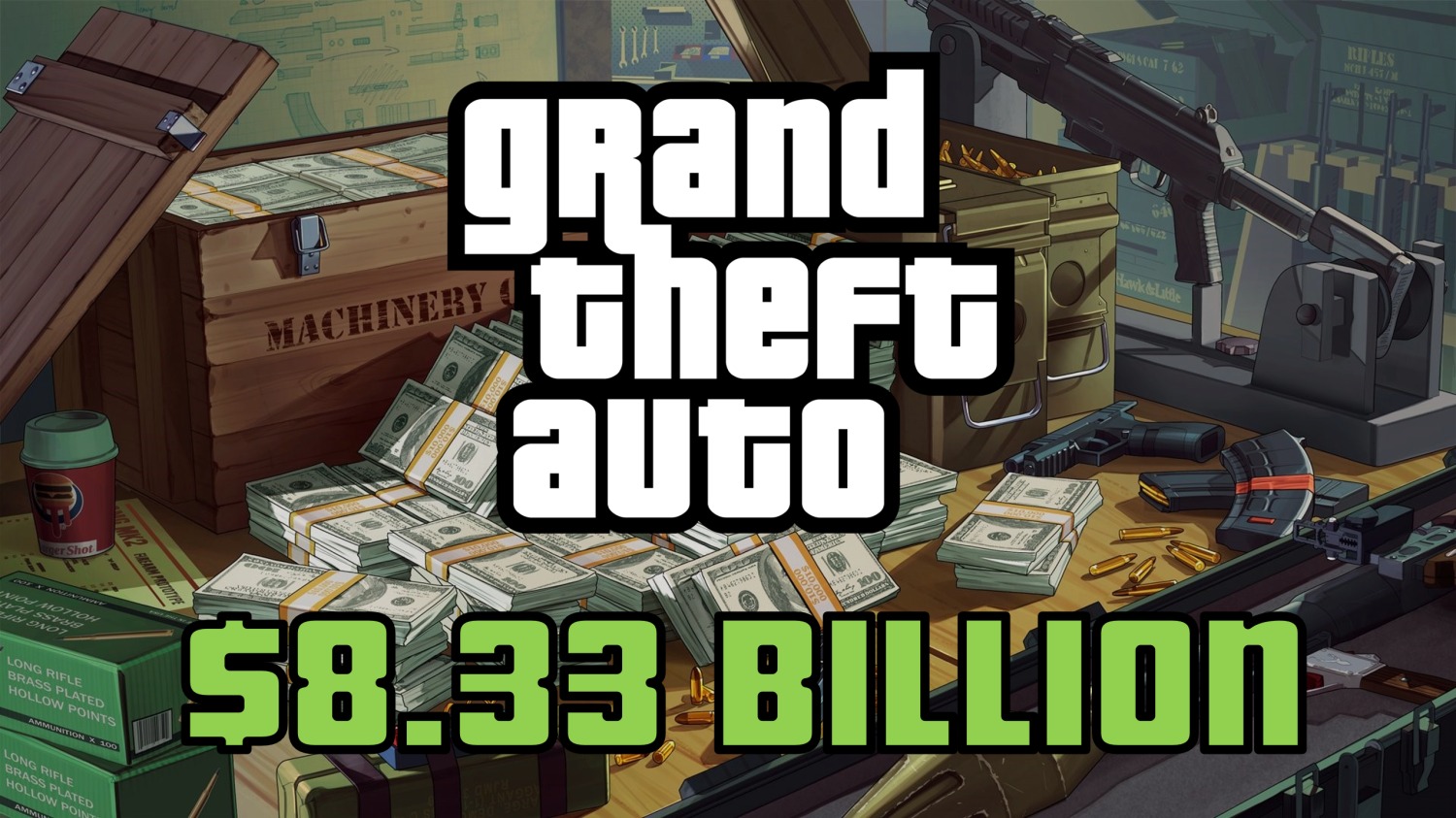 Die Einnahmen der Grand Theft Auto-Franchise liegen seit der Veröffentlichung von GTA V bei 8,33 Milliarden US-Dollar