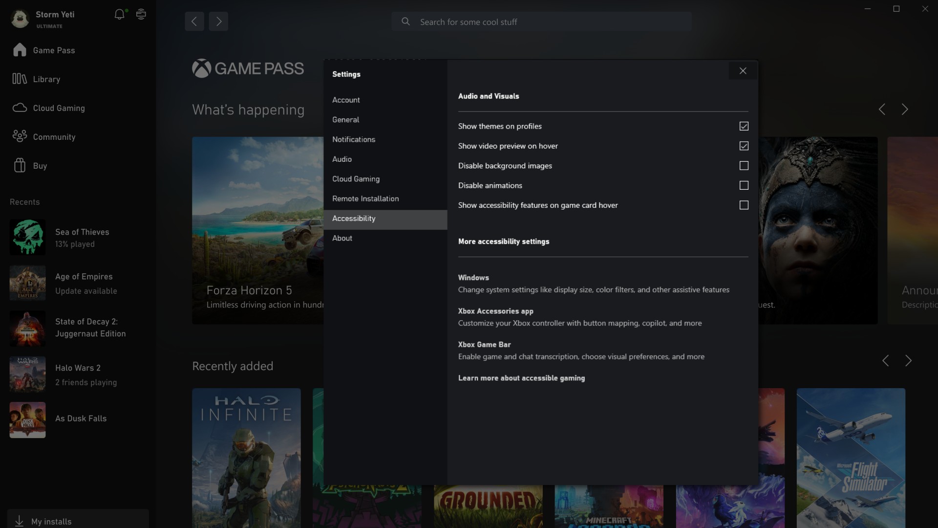 April 2023-Update für die Xbox-App