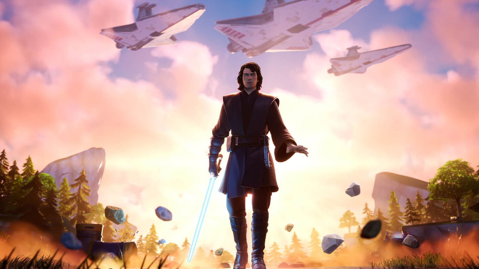 Darth Maul, Anakin Skywalker und Padme kommen gerade rechtzeitig zum Star Wars Day in Fortnite an
