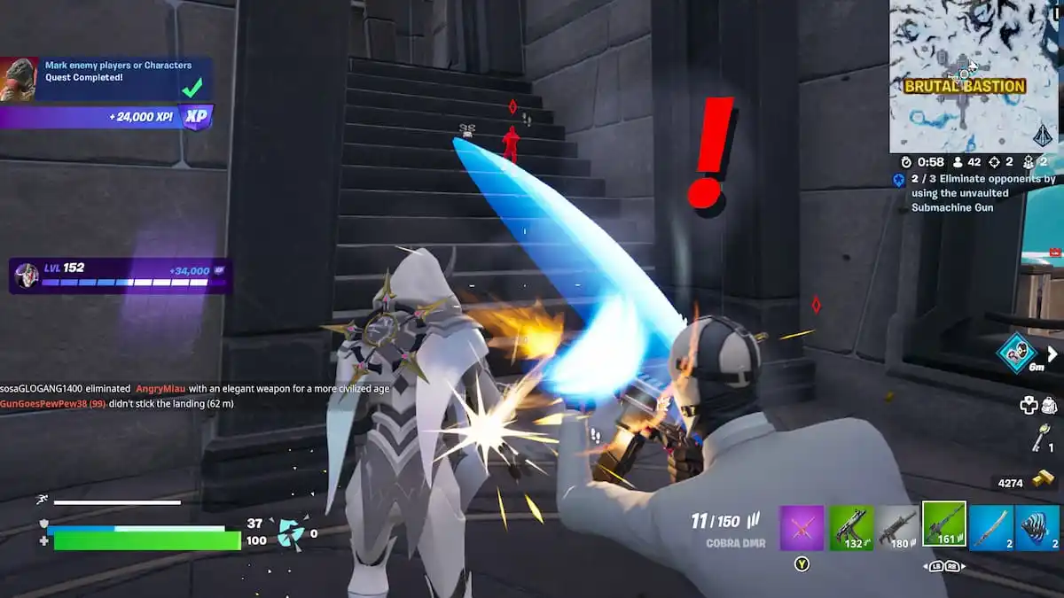 So markieren Sie feindliche Spieler oder Charaktere in Fortnite Chapter 4 Season 2
